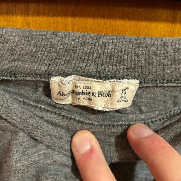 Ambercrombie & Fitch cotton gray‎ skirt XS - Picture 9 of 9